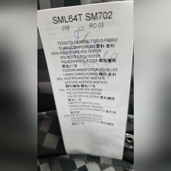 Armani Collezioni Patterned Rain Coat - Size 8 - Picture 7 of 14